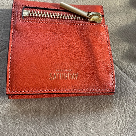 NEW Kate Spade Red Leather Wallet - Picture 1 of 6